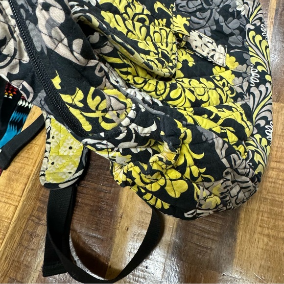 Vera Bradley Yellow & Black Backpack - Picture 9 of 11